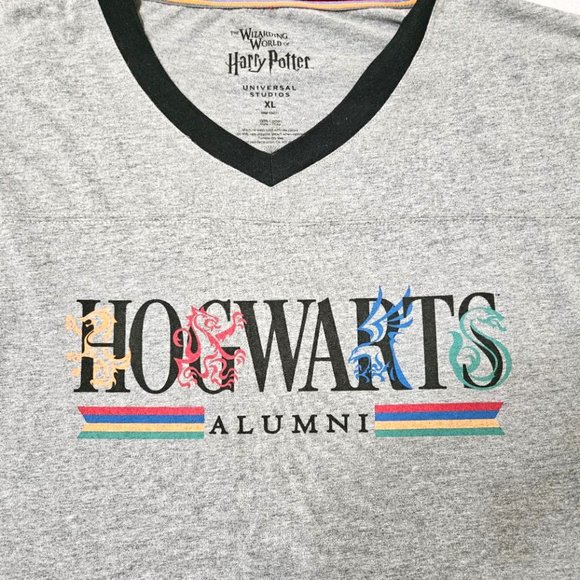 Hogwarts Alumni Universal Studios Ringer Shirt XL - Picture 4 of 8